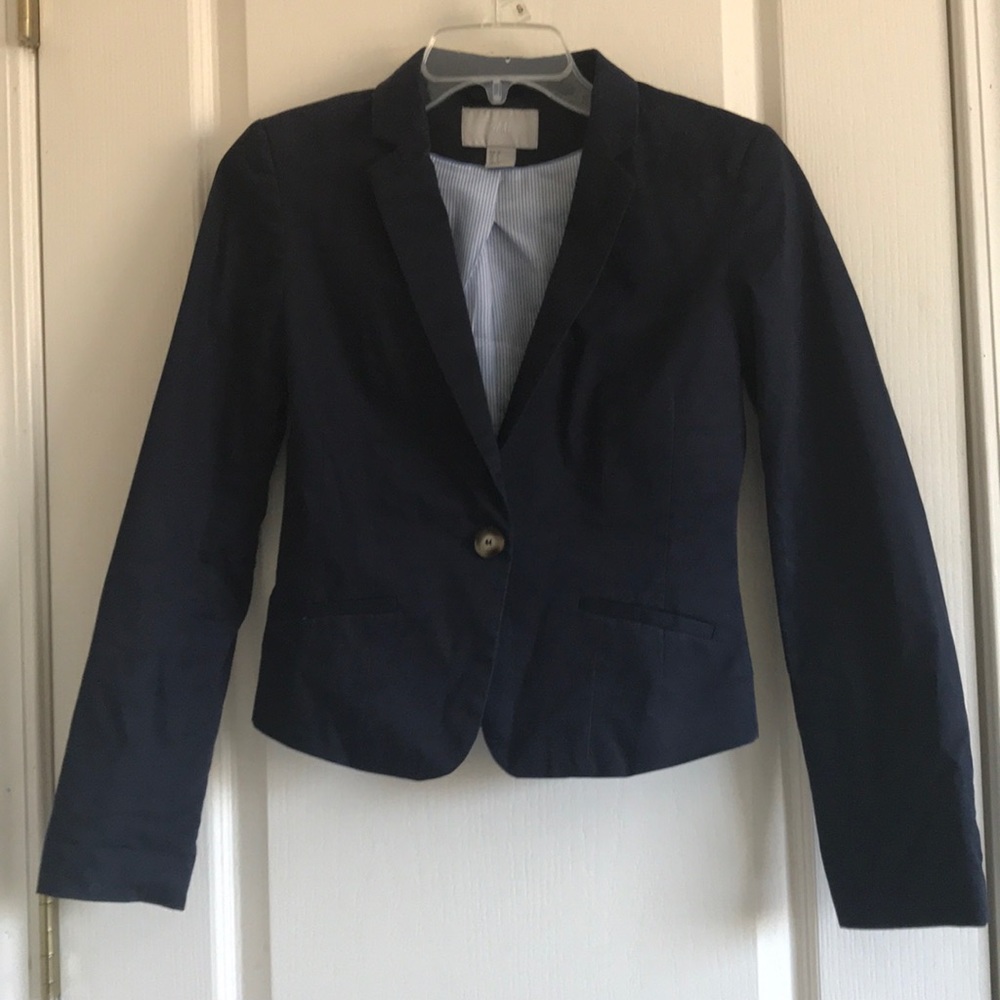 Blue Womens H&M Blazer
